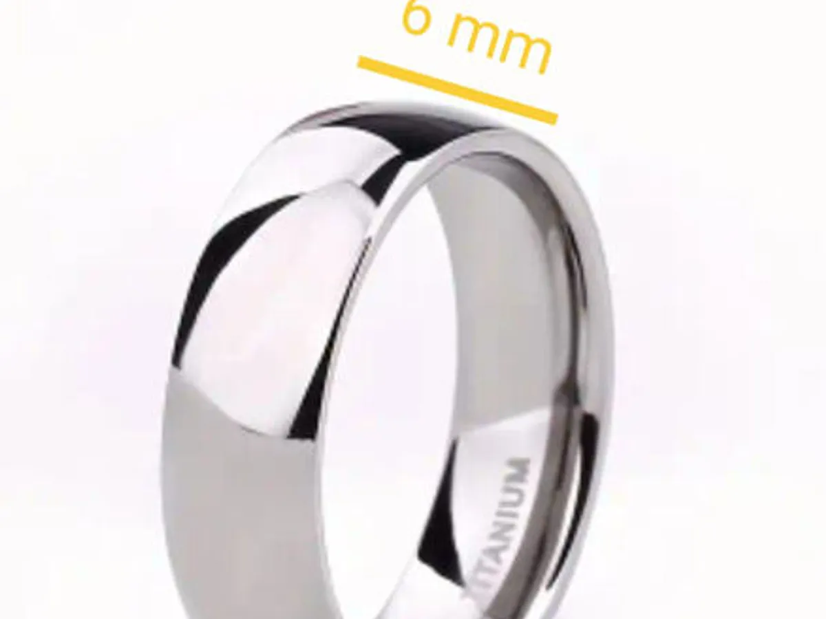Anéis unisexo de Titanium 