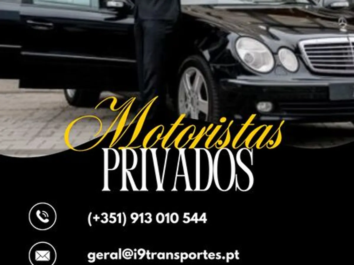 Serviço de Motorista Privado - Conforto, Segurança