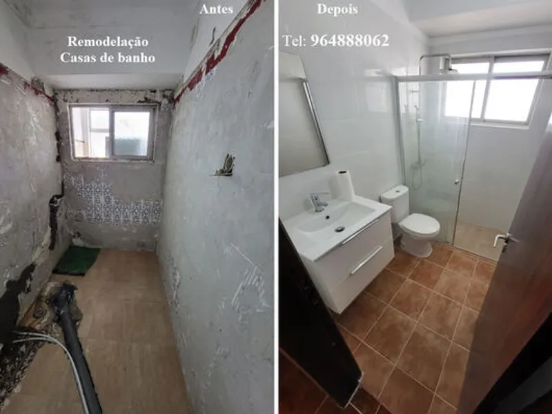 Remodelação Casas de banho / Wc por 1300/m2