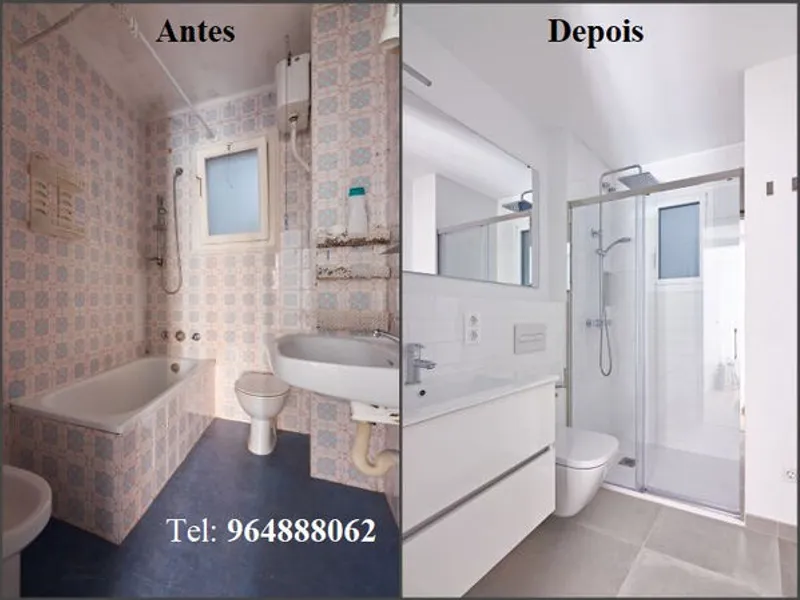 Remodelação Casas de banho / Wc por 1300/m2