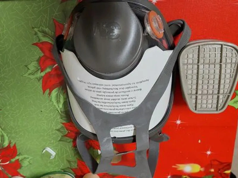  Mascara 3M com viseira e filtros