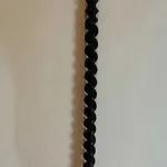 Poste madeira / coluna enrolada escura pau-santo 2