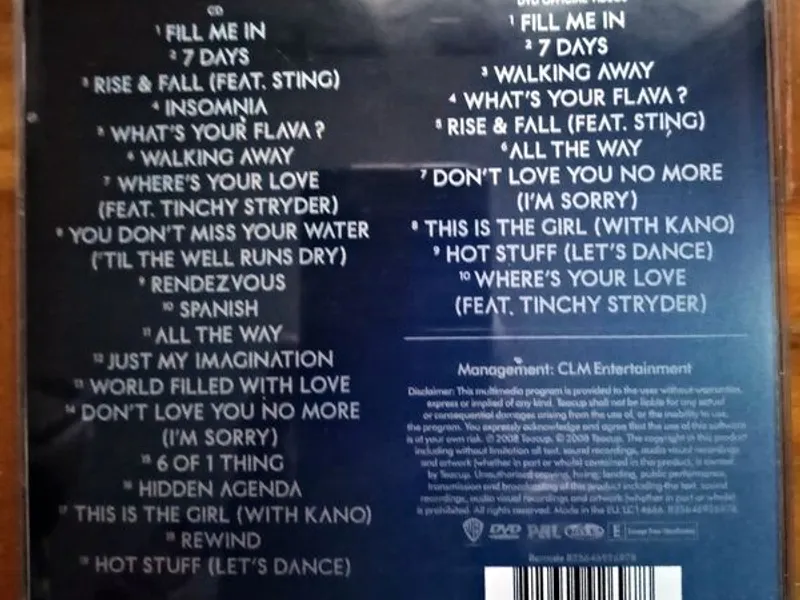 Craig David Greatest Hits 2008 - cd+DVD = 5 euro