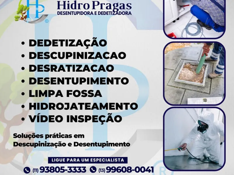 Desentupidora e Dedetizadora 24h em São Paulo e Li