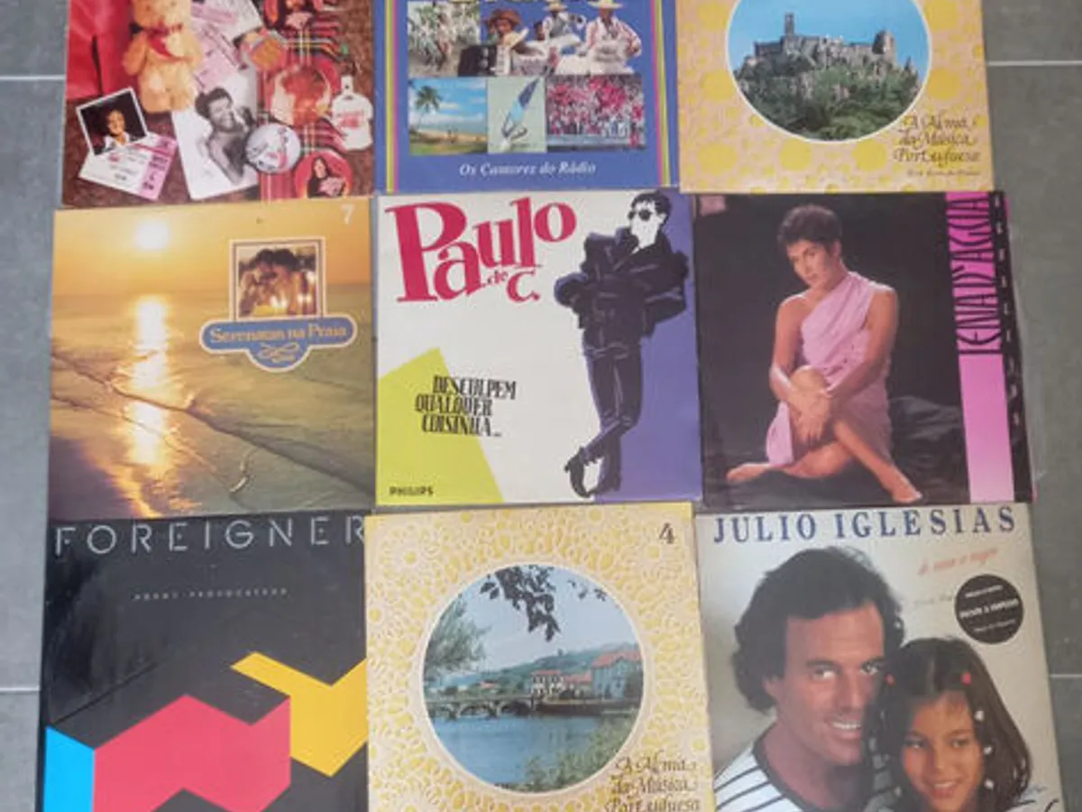 Lote 139 discos vinil