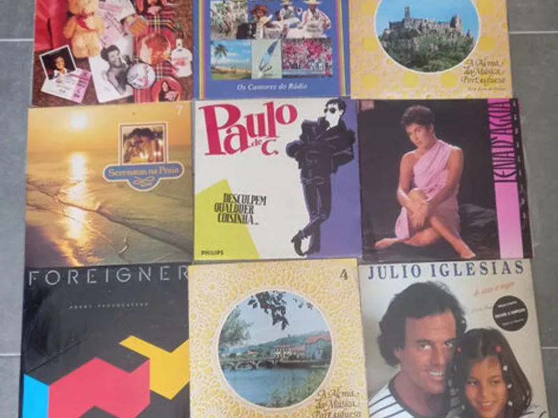 Lote 139 discos vinil