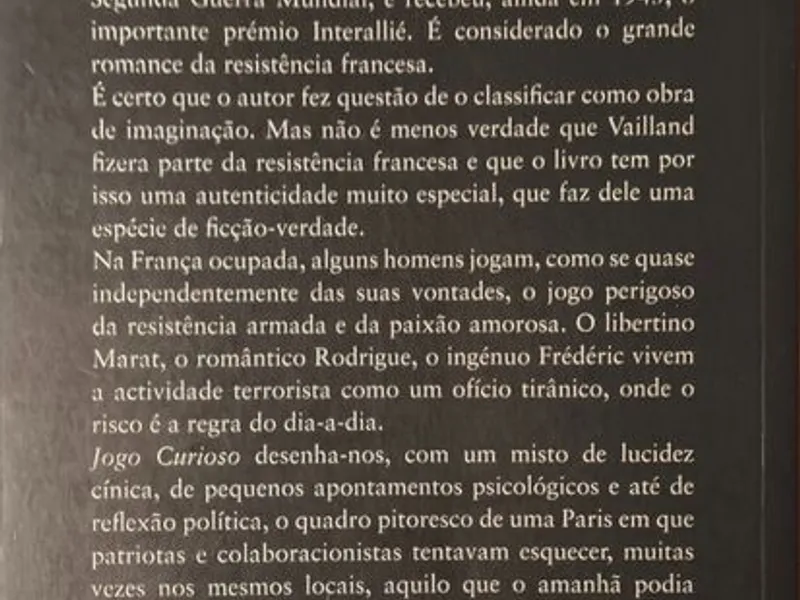 Jogo Curioso - Roger Vailland