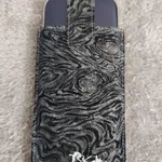 Bolsa para telemóvel em pele artesanal  4