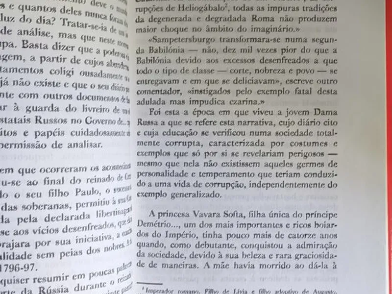 Memórias de uma Princesa Russa - Anónimo