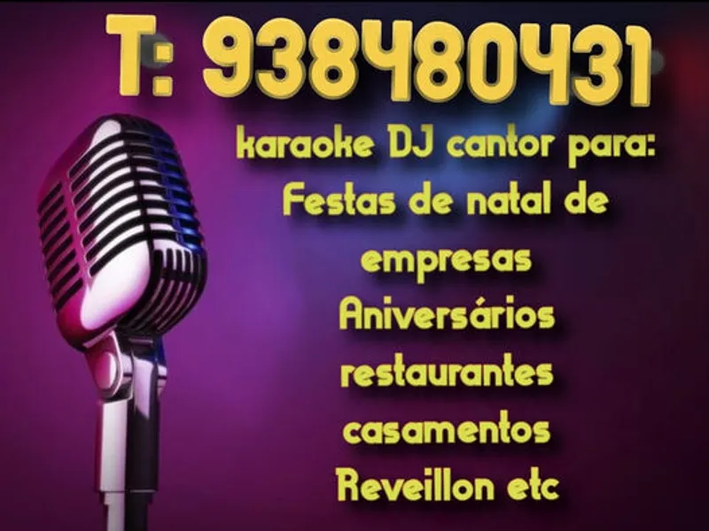 Karaoke DJ cantores T: 938480431
