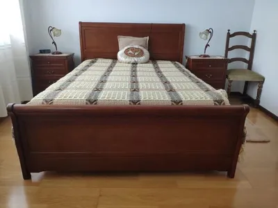 Mobília quarto casal - madeira cerejeira