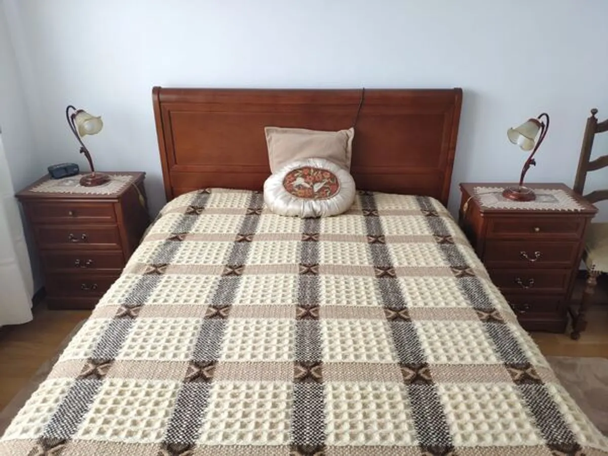 Mobília quarto casal - madeira cerejeira