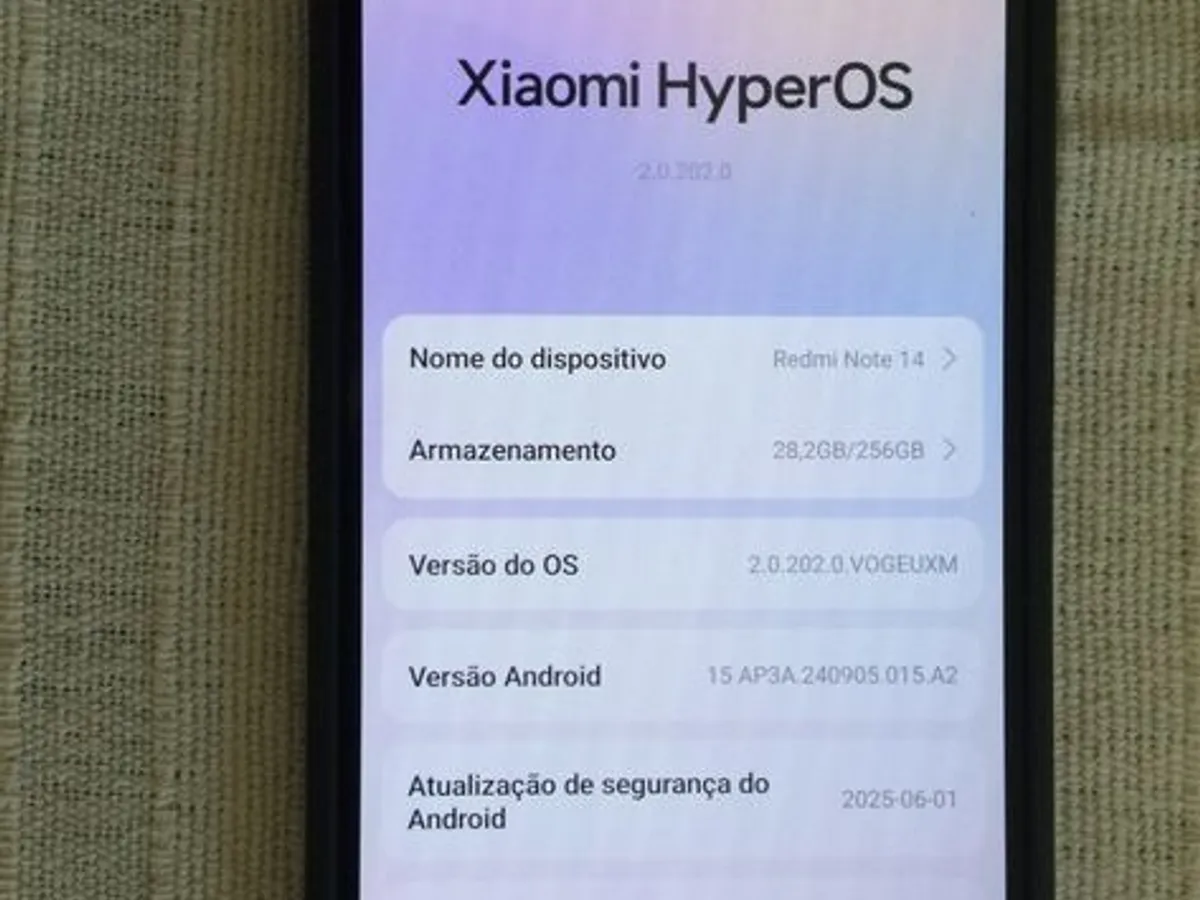 Xiaomi redmi note 14 , 256 gb