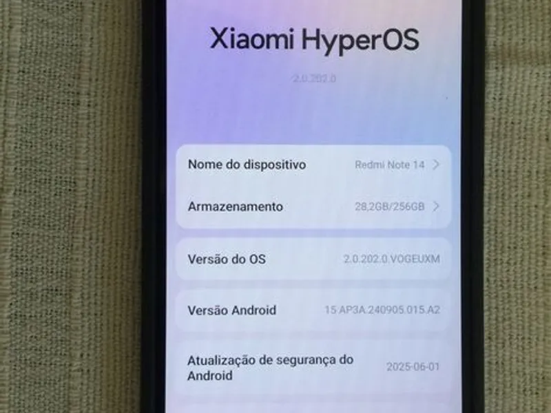 Xiaomi redmi note 14 , 256 gb