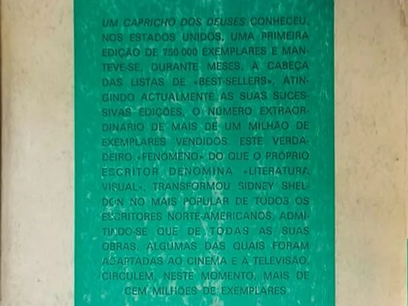 Um Capricho dos Deuses - Sidney Sheldon