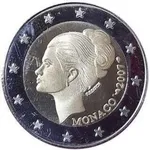 Moeda 2€ Grace Kelly 2007 - Cópia (Réplica) 1
