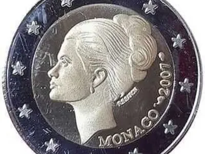Moeda 2€ Grace Kelly 2007 - Cópia (Réplica)