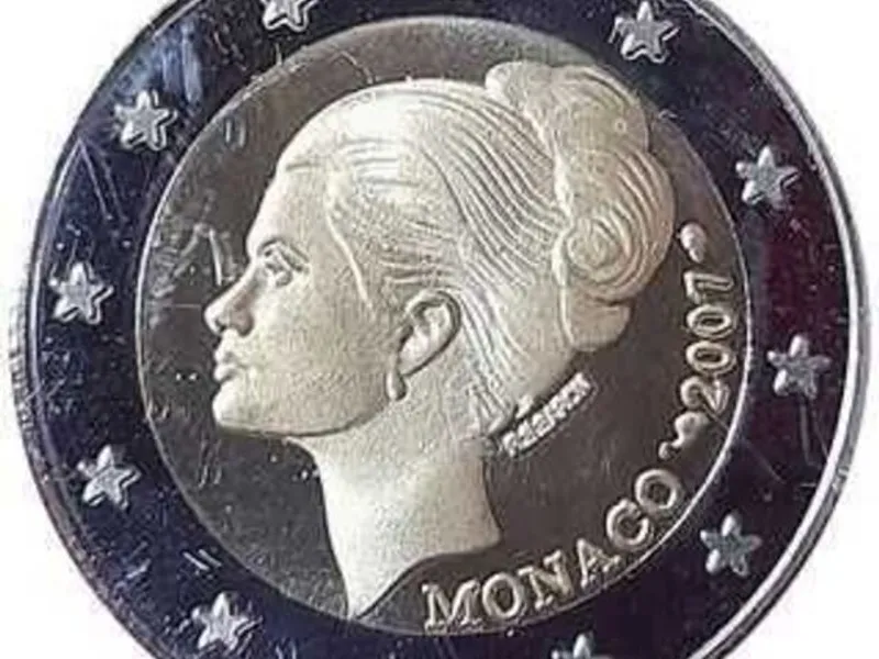 Moeda 2€ Grace Kelly 2007 - Cópia (Réplica)