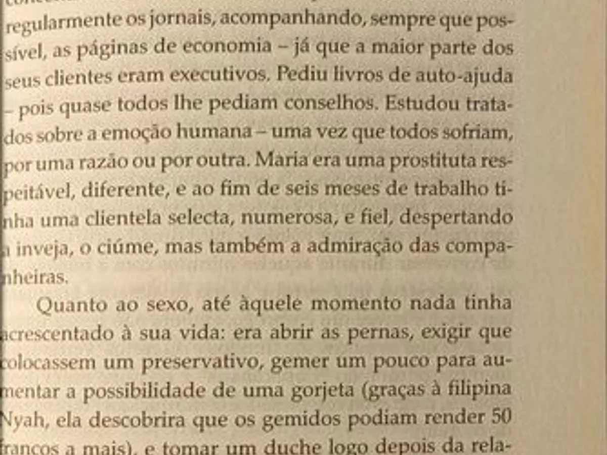 O Zahir, Onze Minutos - Paulo Coelho