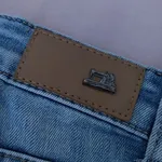 Calções Ganga Bordado Floral e Rasgões – T36 10