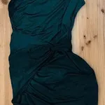 Vestido Ombro Único Verde Escuro – L 1