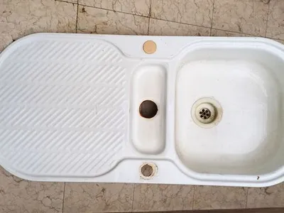 Lava-louça 1 cuba com escorredor 