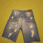 calções descontraídos em ganga 1