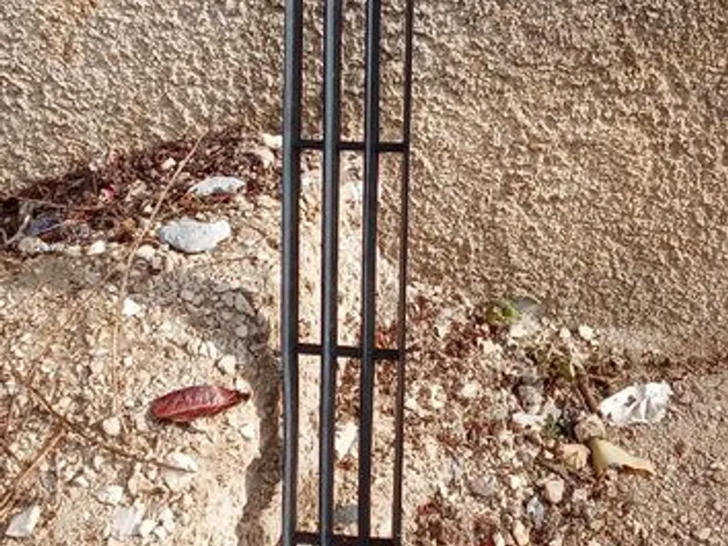 grelha inferior do para choques Renault Scenic 