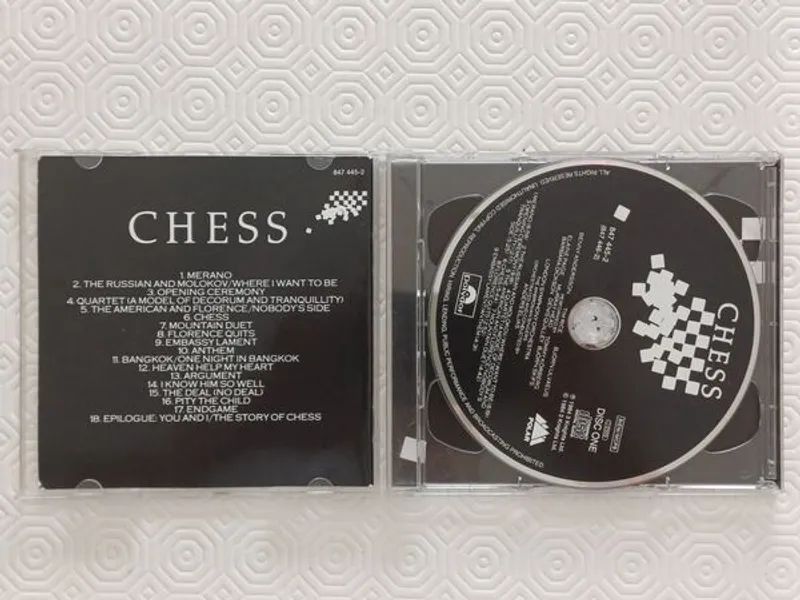 CD duplo CHESS de Benny Andersson, Tim Rice e Björ