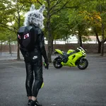 Mochila Motard Led 1