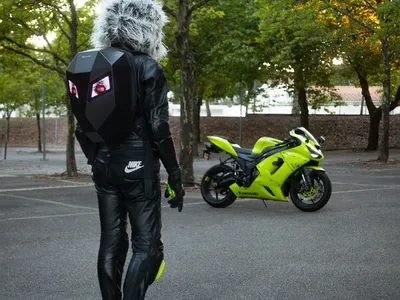 Mochila Motard Led