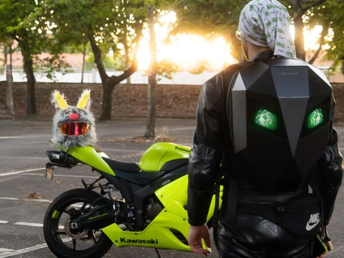 Mochila Motard Led