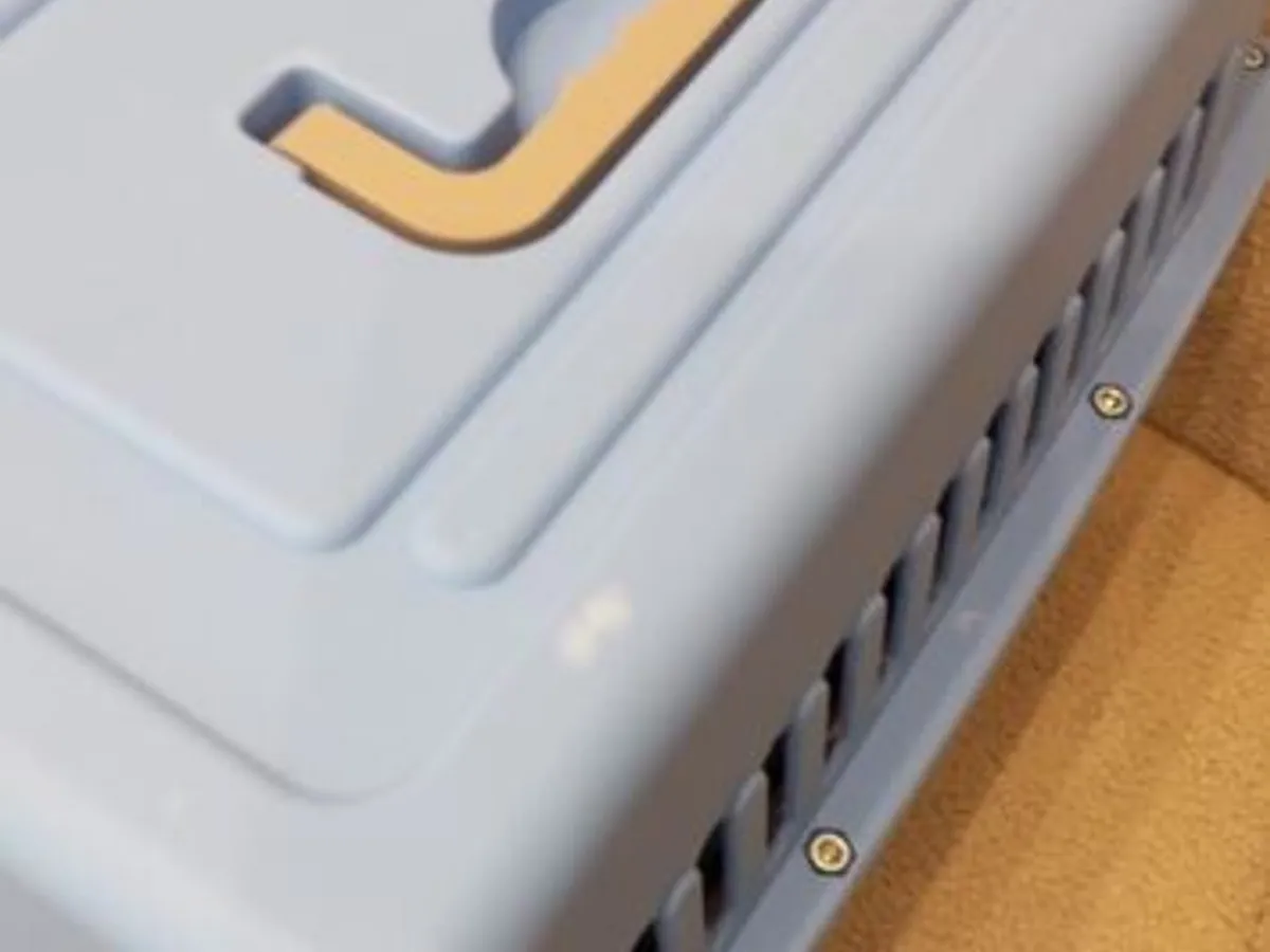 Box transporte de animais Azul