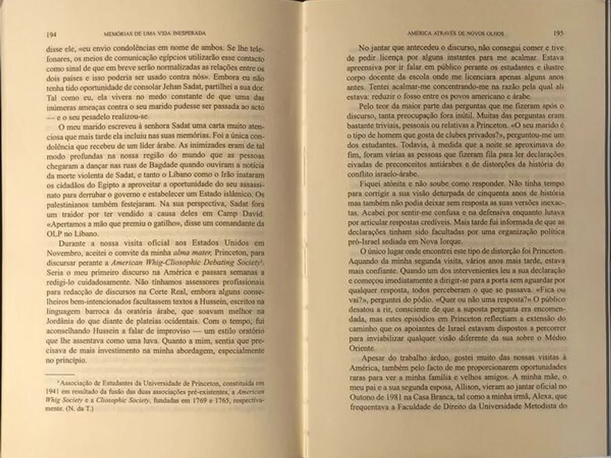 Memórias de uma Vida Inesperada - Rainha Noor