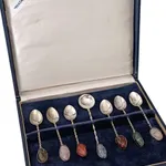 Colheres em Prata em Estojo 1
