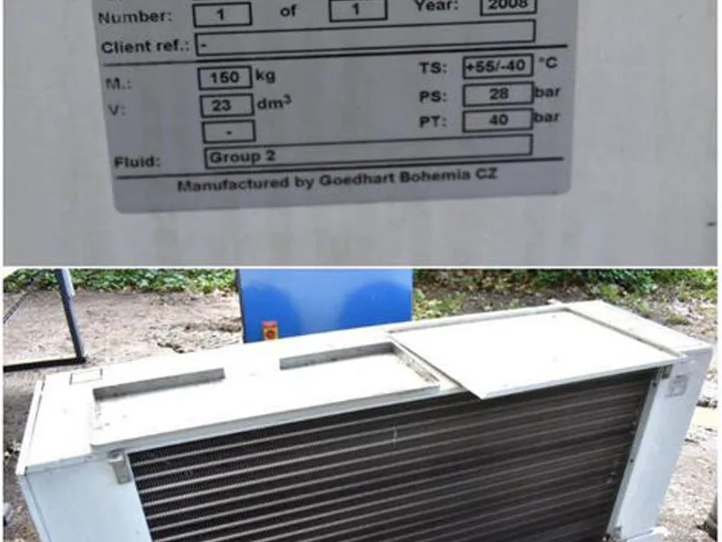 Unidade de resfriamento operacional para câmara fr