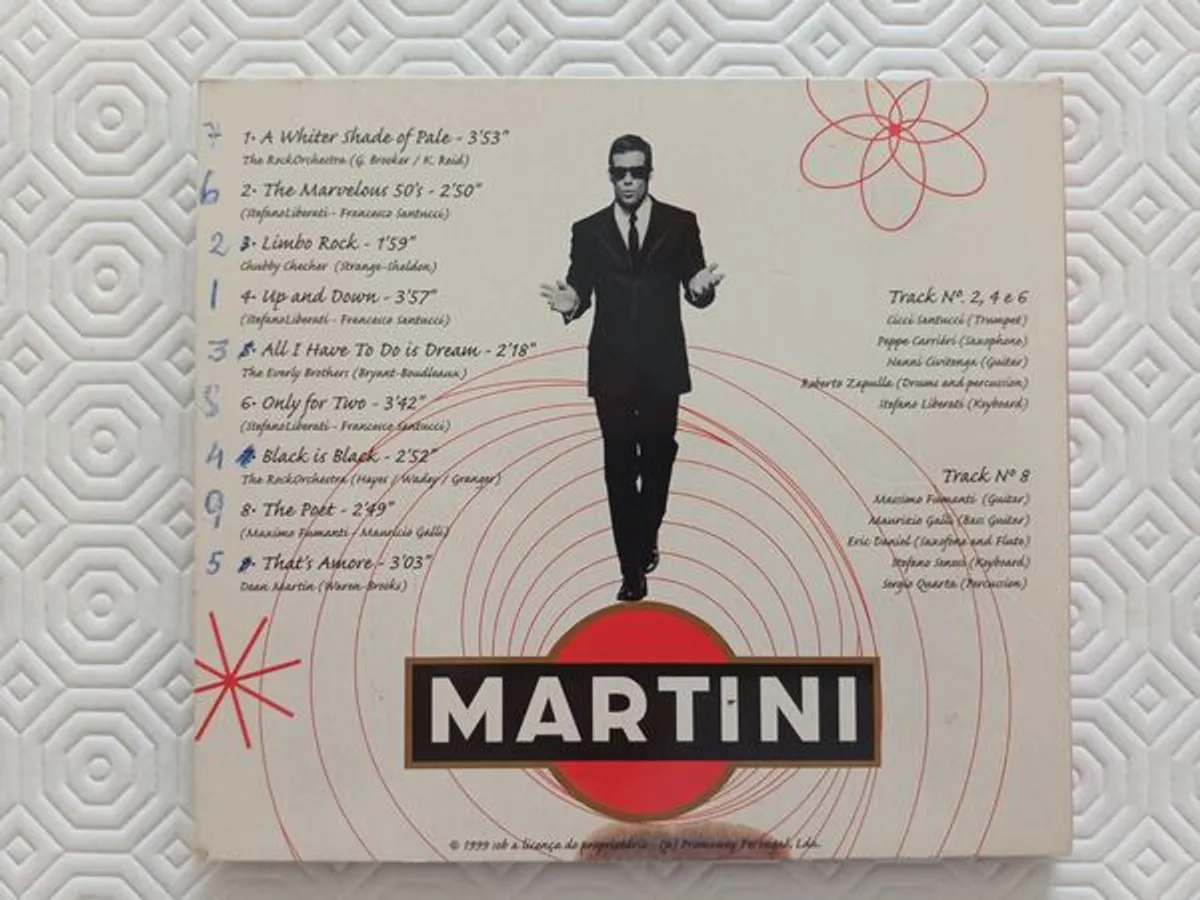 CD – Martini Clássicos dos anos 50 e 60 -Usado