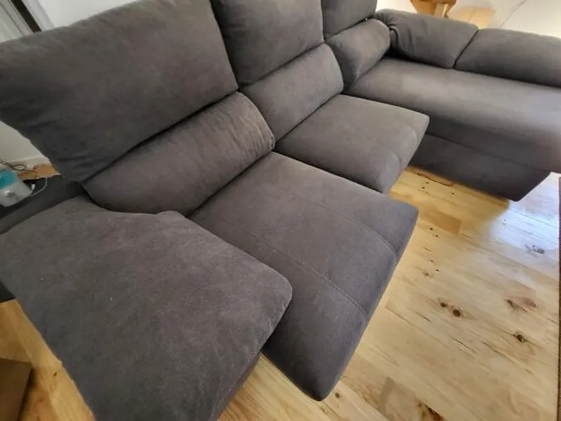 Sofá 275cm com chaise-longue de 160