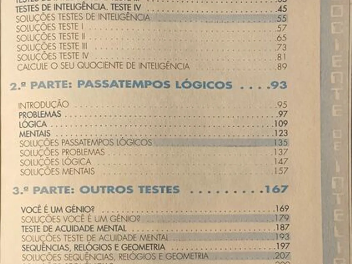 1000 Testes e Jogos de Inteligência