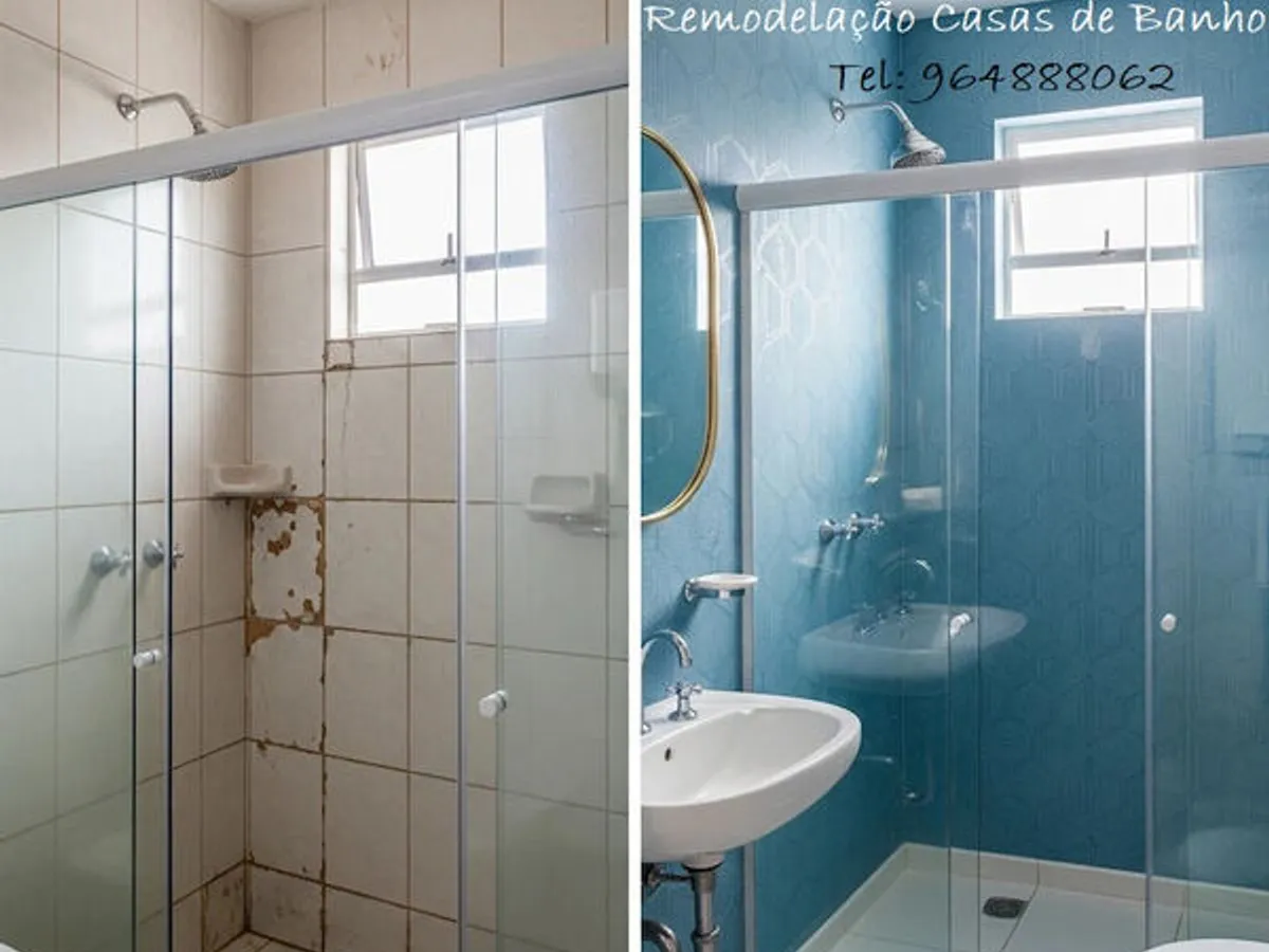 Executamos Remodelações Casas de Banho e Wc