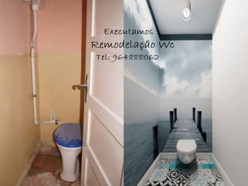 Executamos Remodelações Casas de Banho e Wc