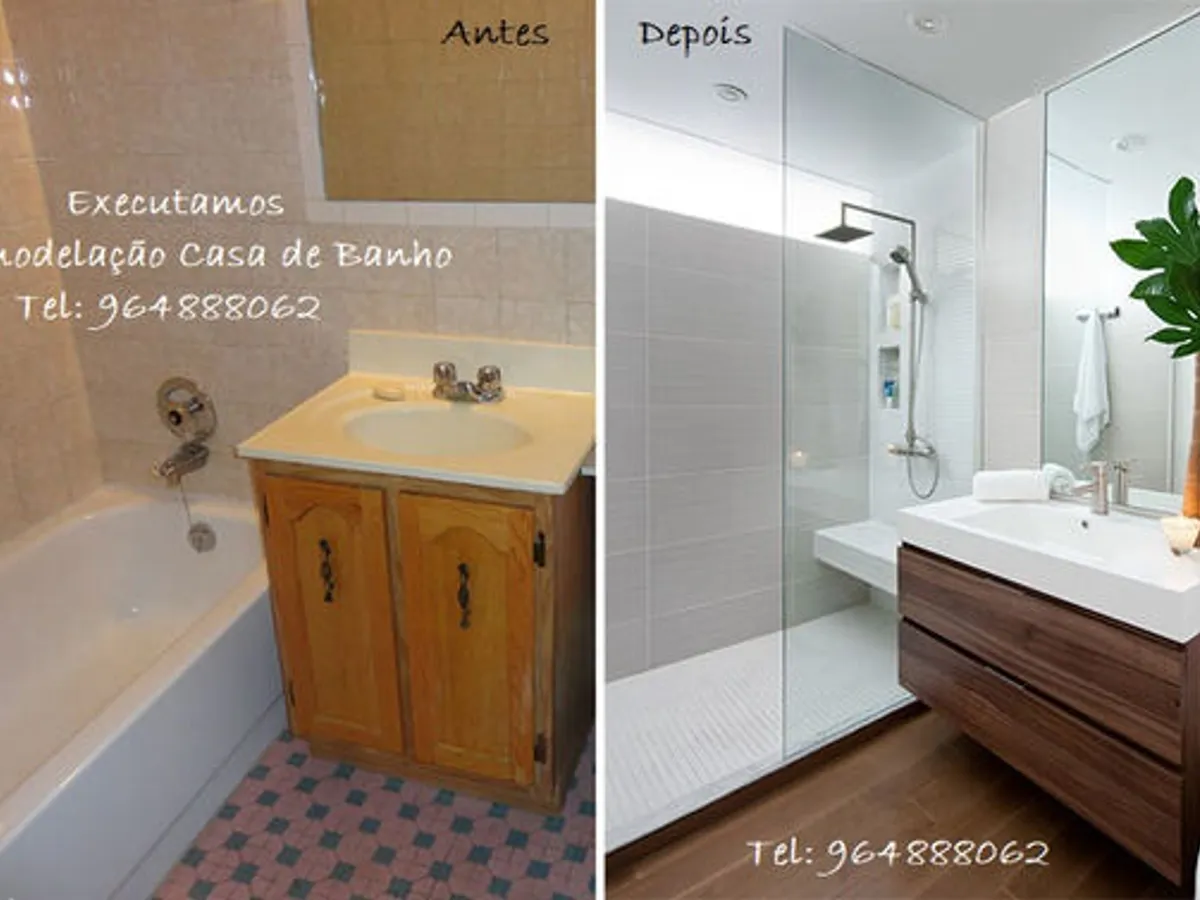 Executamos Remodelações Casas de Banho e Wc