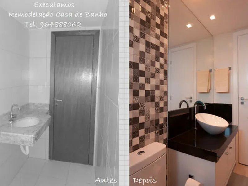 Executamos Remodelações Casas de Banho e Wc