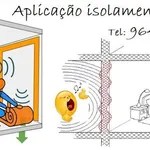 Aplicação isolamento térmico, isolamento acústico 3