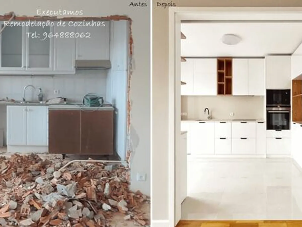 Executamos Remodelação de Cozinhas.