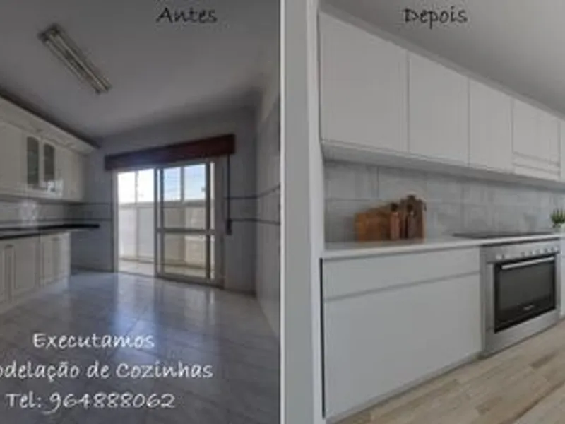 Executamos Remodelação de Cozinhas.