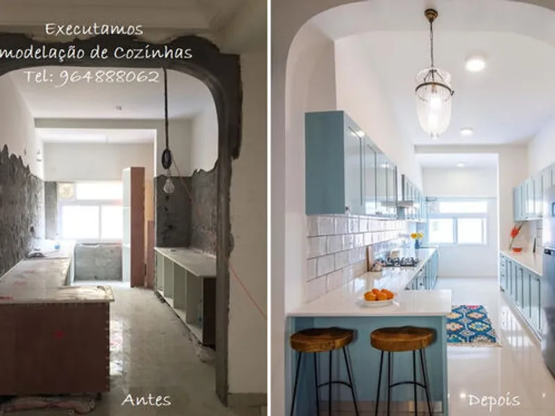 Executamos Remodelação de Cozinhas.