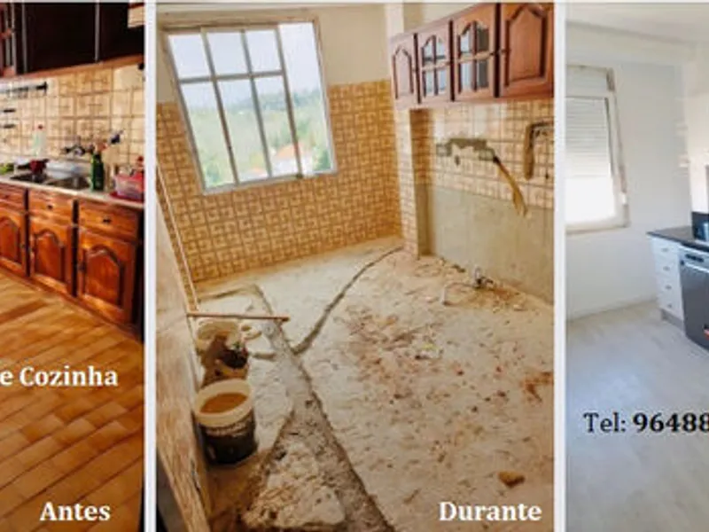 Executamos Remodelação de Cozinhas.