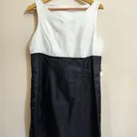 Elegante Vestido Cerimônia/trabalho, branco e preto da Trucco  4