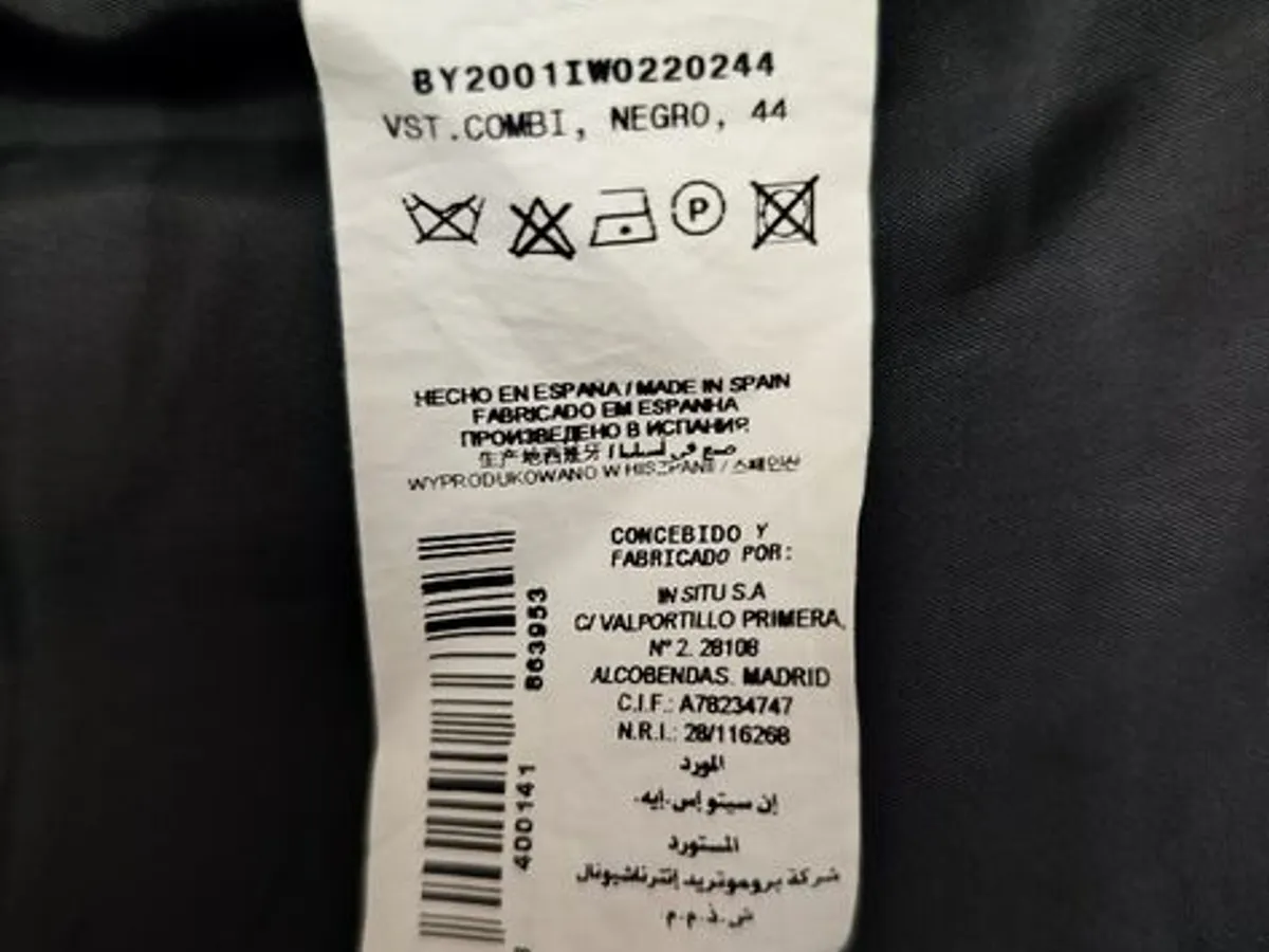 Elegante Vestido Cerimônia/trabalho, branco e preto da Trucco 